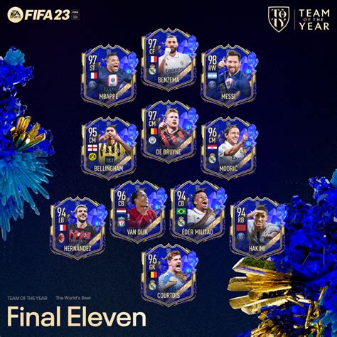 toty fifa 23 release date|FIFA 23 TOTY release date: Team of the Year final 11。